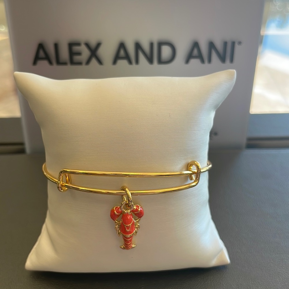 NWT Alex and Ani Lobster Bracelet